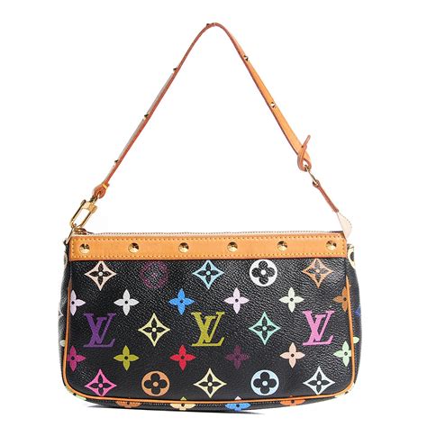 black multicolor lv bag|louis vuitton multi pochette bag.